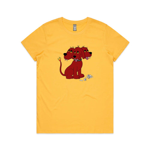 Clifford The Big Red Dog Tee by Lonely Kids Club. All clothing from our T-shirts to our shorts and hoodies are ethically made, and printed packed and shipped from Sydney.