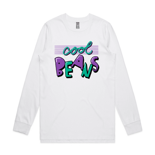 Cool Beans Tee by Lonely Kids Club. All clothing from our T-shirts to our shorts and hoodies are ethically made, and printed packed and shipped from Sydney.