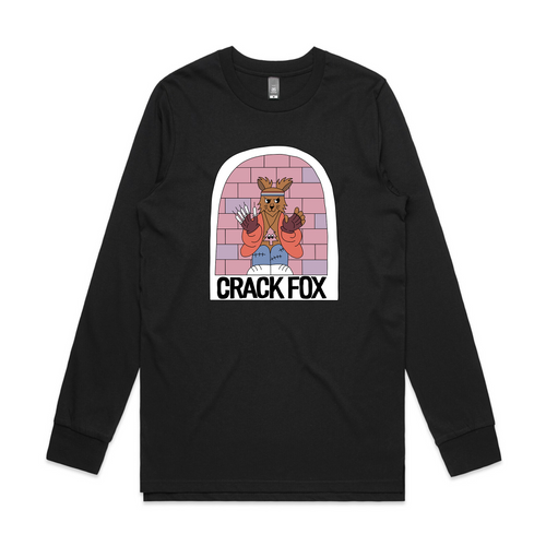 Crack Fox Tee by Lonely Kids Club. All clothing from our T-shirts to our shorts and hoodies are ethically made, and printed packed and shipped from Sydney.