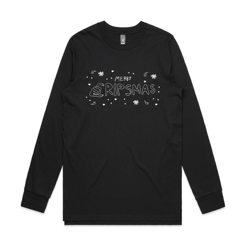 Cripsmas Tee by Lonely Kids Club. All clothing from our T-shirts to our shorts and hoodies are ethically made, and printed packed and shipped from Sydney.