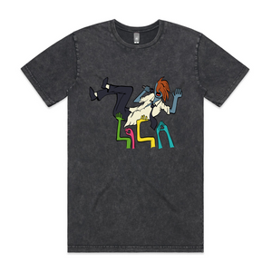 LOLA Crowdsurfer Tee by Lonely Kids Club. All clothing from our T-shirts to our shorts and hoodies are ethically made, and printed packed and shipped from Sydney.