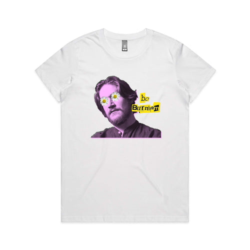 Bo Burnham Daisy Tee by Lonely Kids Club. All clothing from our T-shirts to our shorts and hoodies are ethically made, and printed packed and shipped from Sydney.