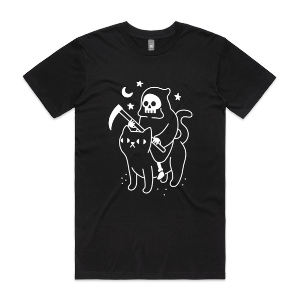 Death Rides A Cat Tee