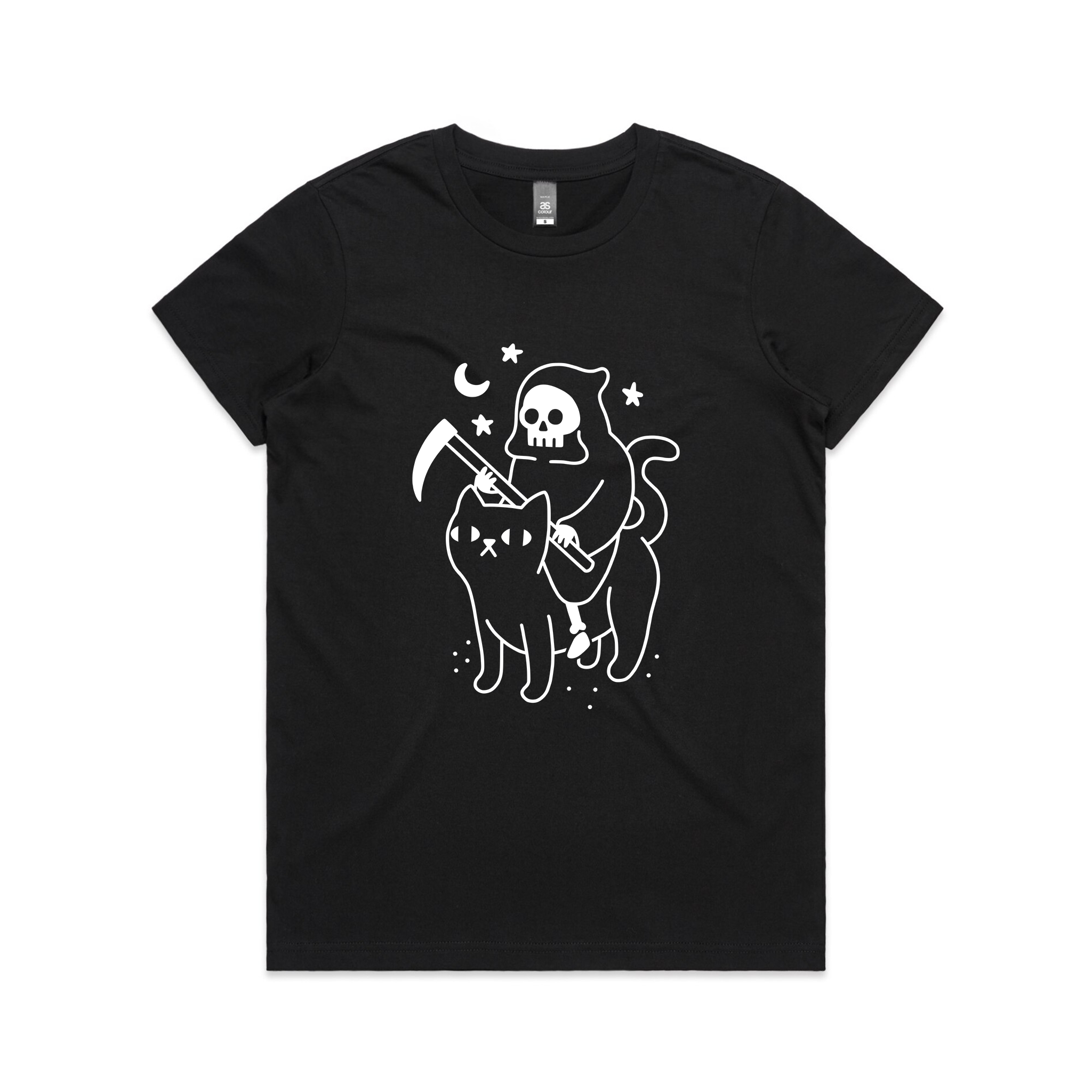 Death Rides A Cat Tee