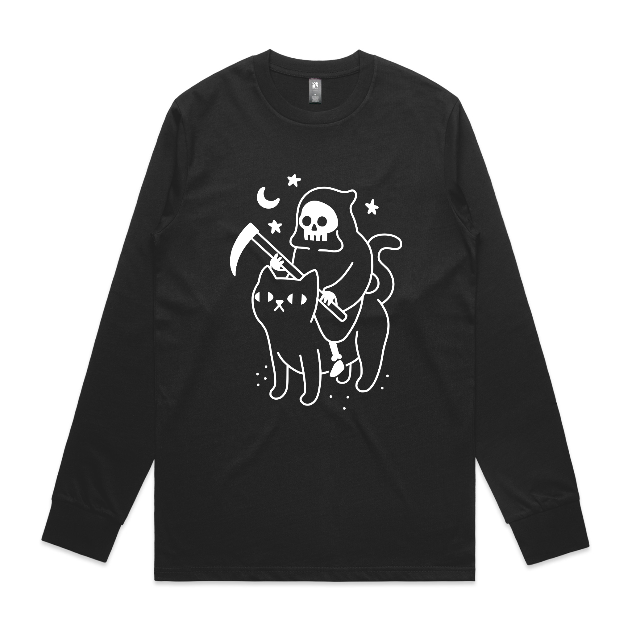 Death Rides A Cat Tee