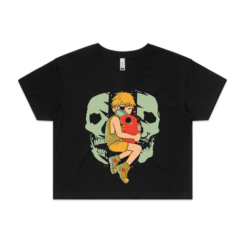 Denji Tee by Lonely Kids Club. All clothing from our T-shirts to our shorts and hoodies are ethically made, and printed packed and shipped from Sydney.
