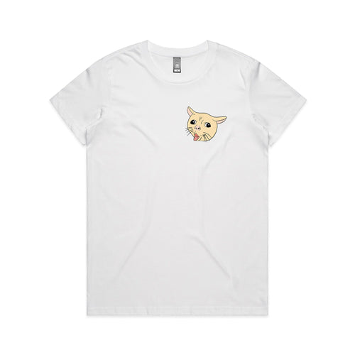 Derp Cat Tee by Lonely Kids Club. All clothing from our T-shirts to our shorts and hoodies are ethically made, and printed packed and shipped from Sydney.