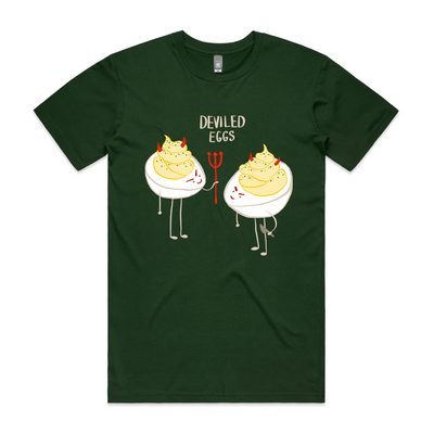 Deviled Eggs Tee by Lonely Kids Club. All clothing from our T-shirts to our shorts and hoodies are ethically made, and printed packed and shipped from Sydney.