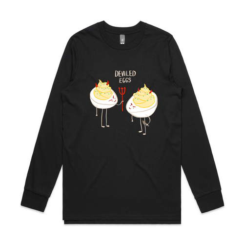 Deviled Eggs Tee by Lonely Kids Club. All clothing from our T-shirts to our shorts and hoodies are ethically made, and printed packed and shipped from Sydney.