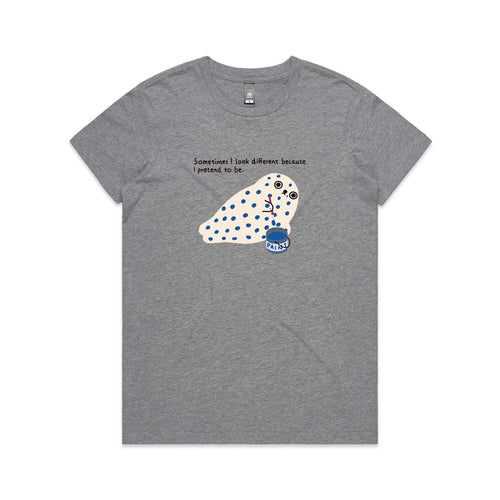 Different Seal Tee by Lonely Kids Club. All clothing from our T-shirts to our shorts and hoodies are ethically made, and printed packed and shipped from Sydney.