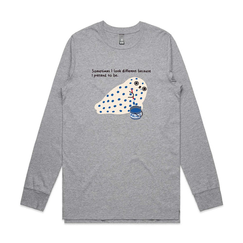 Different Seal Tee by Lonely Kids Club. All clothing from our T-shirts to our shorts and hoodies are ethically made, and printed packed and shipped from Sydney.