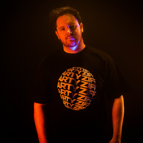 Arty Ziff Disco Ball Tee by Lonely Kids Club. All clothing from our T-shirts to our shorts and hoodies are ethically made, and printed packed and shipped from Sydney.
