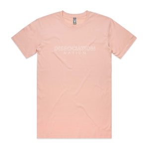 Dissociation Nation Tee by Lonely Kids Club. All clothing from our T-shirts to our shorts and hoodies are ethically made, and printed packed and shipped from Sydney.
