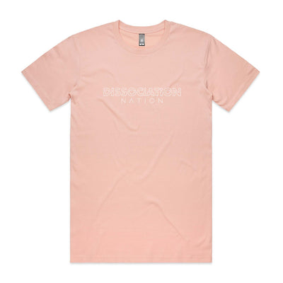 Dissociation Nation Tee by Lonely Kids Club. All clothing from our T-shirts to our shorts and hoodies are ethically made, and printed packed and shipped from Sydney.