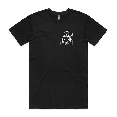 Dog Dad Tee by Lonely Kids Club. All clothing from our T-shirts to our shorts and hoodies are ethically made, and printed packed and shipped from Sydney.