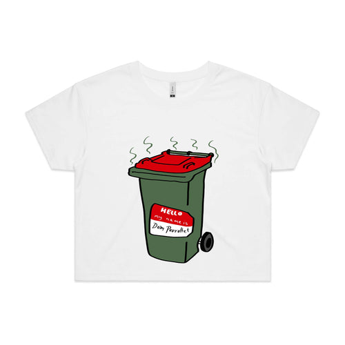 Dom Perrottet Trash Tee by Lonely Kids Club. All clothing from our T-shirts to our shorts and hoodies are ethically made, and printed packed and shipped from Sydney.