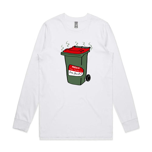 Dom Perrottet Trash Tee by Lonely Kids Club. All clothing from our T-shirts to our shorts and hoodies are ethically made, and printed packed and shipped from Sydney.