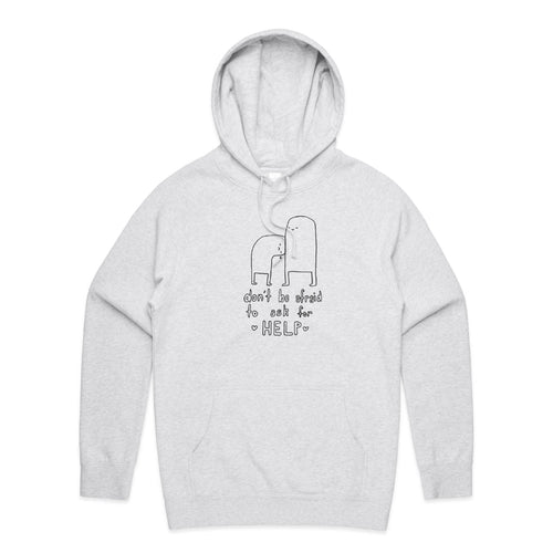 Don't Be Afraid Hoodie by Lonely Kids Club. All clothing from our T-shirts to our shorts and hoodies are ethically made, and printed packed and shipped from Sydney.