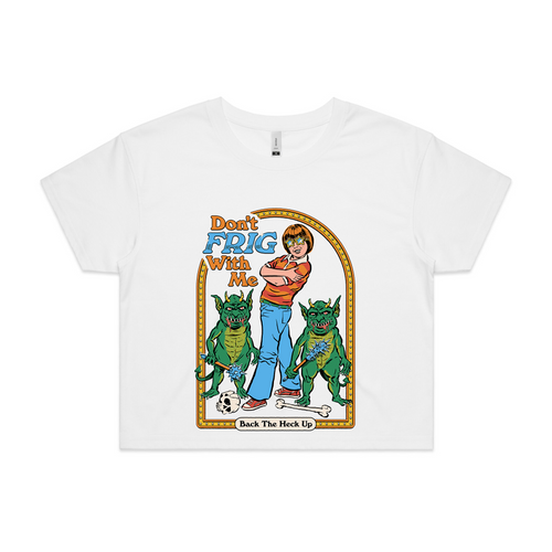Don't Frig With Me Tee by Lonely Kids Club. All clothing from our T-shirts to our shorts and hoodies are ethically made, and printed packed and shipped from Sydney.