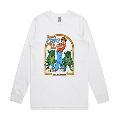 Don't Frig With Me Tee by Lonely Kids Club. All clothing from our T-shirts to our shorts and hoodies are ethically made, and printed packed and shipped from Sydney.