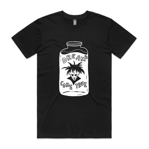 Dreams Come True Tee by Lonely Kids Club. All clothing from our T-shirts to our shorts and hoodies are ethically made, and printed packed and shipped from Sydney.