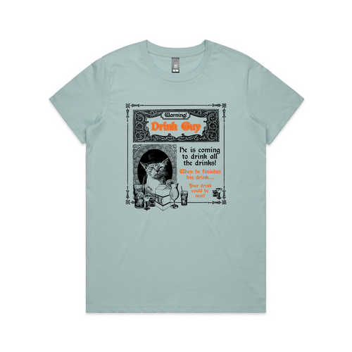 Drink Guy Tee by Lonely Kids Club. All clothing from our T-shirts to our shorts and hoodies are ethically made, and printed packed and shipped from Sydney.