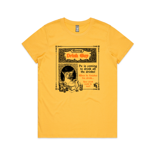 Drink Guy Tee by Lonely Kids Club. All clothing from our T-shirts to our shorts and hoodies are ethically made, and printed packed and shipped from Sydney.