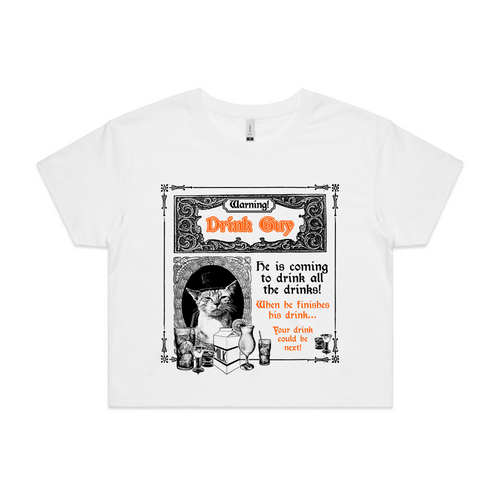 Drink Guy Tee by Lonely Kids Club. All clothing from our T-shirts to our shorts and hoodies are ethically made, and printed packed and shipped from Sydney.