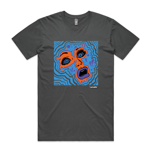 Tassone Drowning/LSD Tee by Lonely Kids Club. All clothing from our T-shirts to our shorts and hoodies are ethically made, and printed packed and shipped from Sydney.