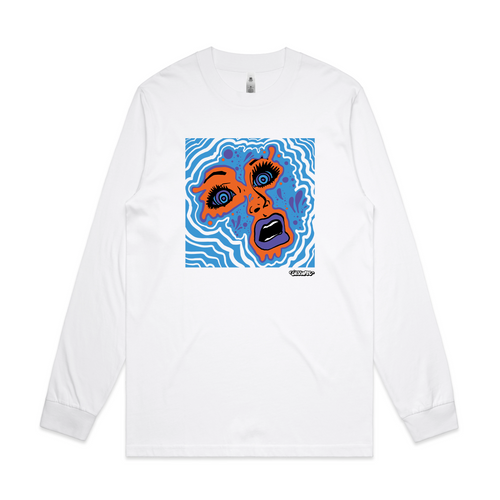 Tassone Drowning/LSD Tee by Lonely Kids Club. All clothing from our T-shirts to our shorts and hoodies are ethically made, and printed packed and shipped from Sydney.