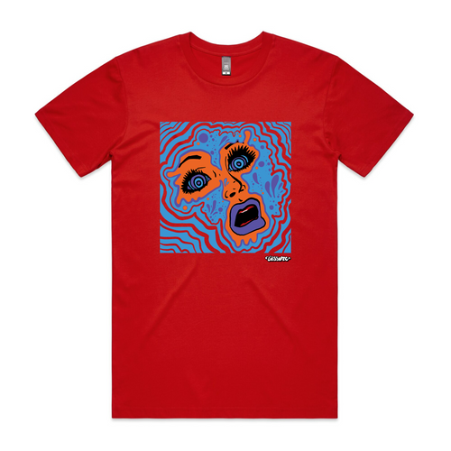 Tassone Drowning/LSD Tee by Lonely Kids Club. All clothing from our T-shirts to our shorts and hoodies are ethically made, and printed packed and shipped from Sydney.