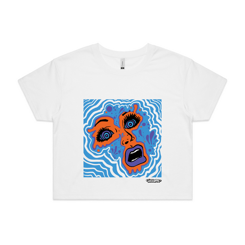 Tassone Drowning/LSD Tee by Lonely Kids Club. All clothing from our T-shirts to our shorts and hoodies are ethically made, and printed packed and shipped from Sydney.