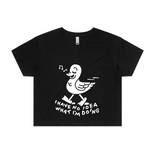 No Idea Duck Tee by Lonely Kids Club. All clothing from our T-shirts to our shorts and hoodies are ethically made, and printed packed and shipped from Sydney.