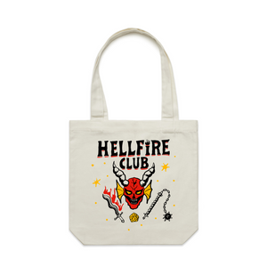 Dungeon Club Tote by Lonely Kids Club. All clothing from our T-shirts to our shorts and hoodies are ethically made, and printed packed and shipped from Sydney.