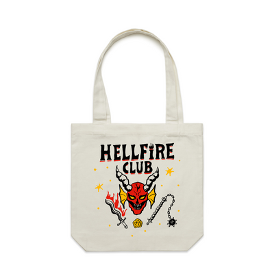 Dungeon Club Tote by Lonely Kids Club. All clothing from our T-shirts to our shorts and hoodies are ethically made, and printed packed and shipped from Sydney.