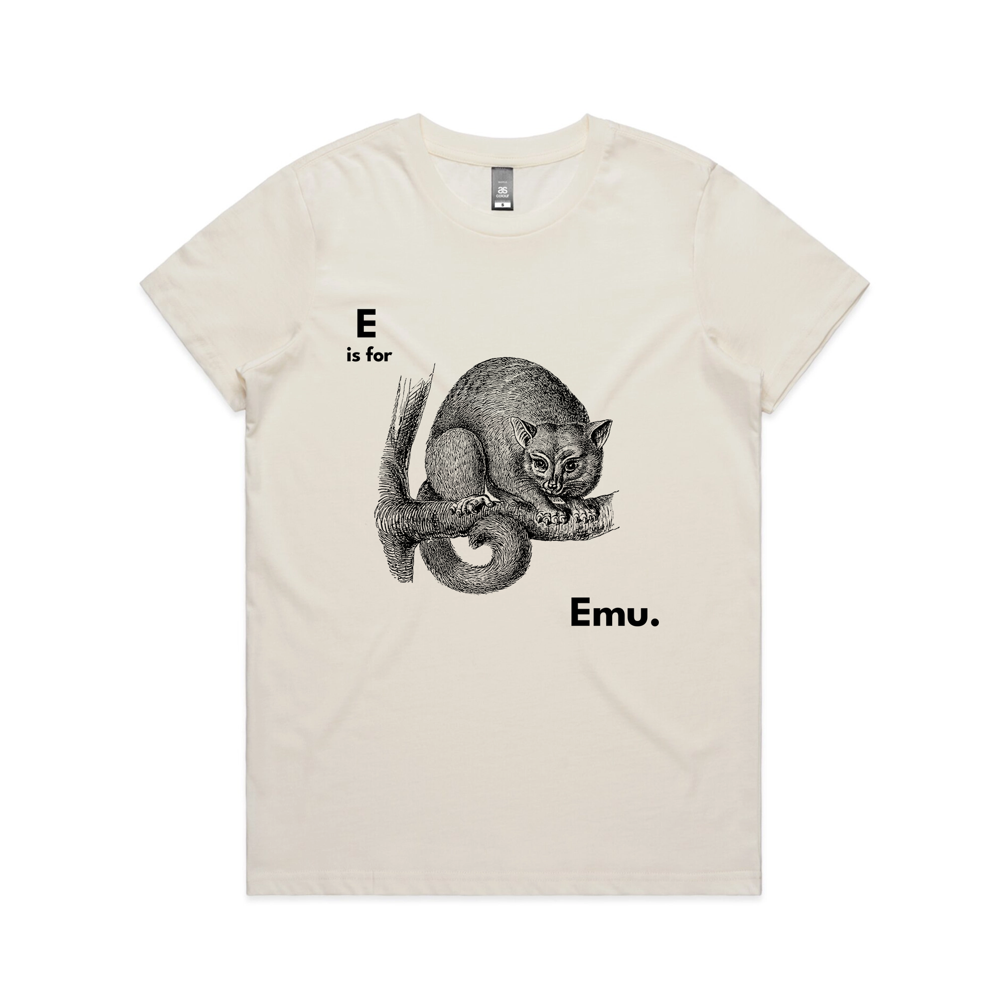 E Is For Emu Tee