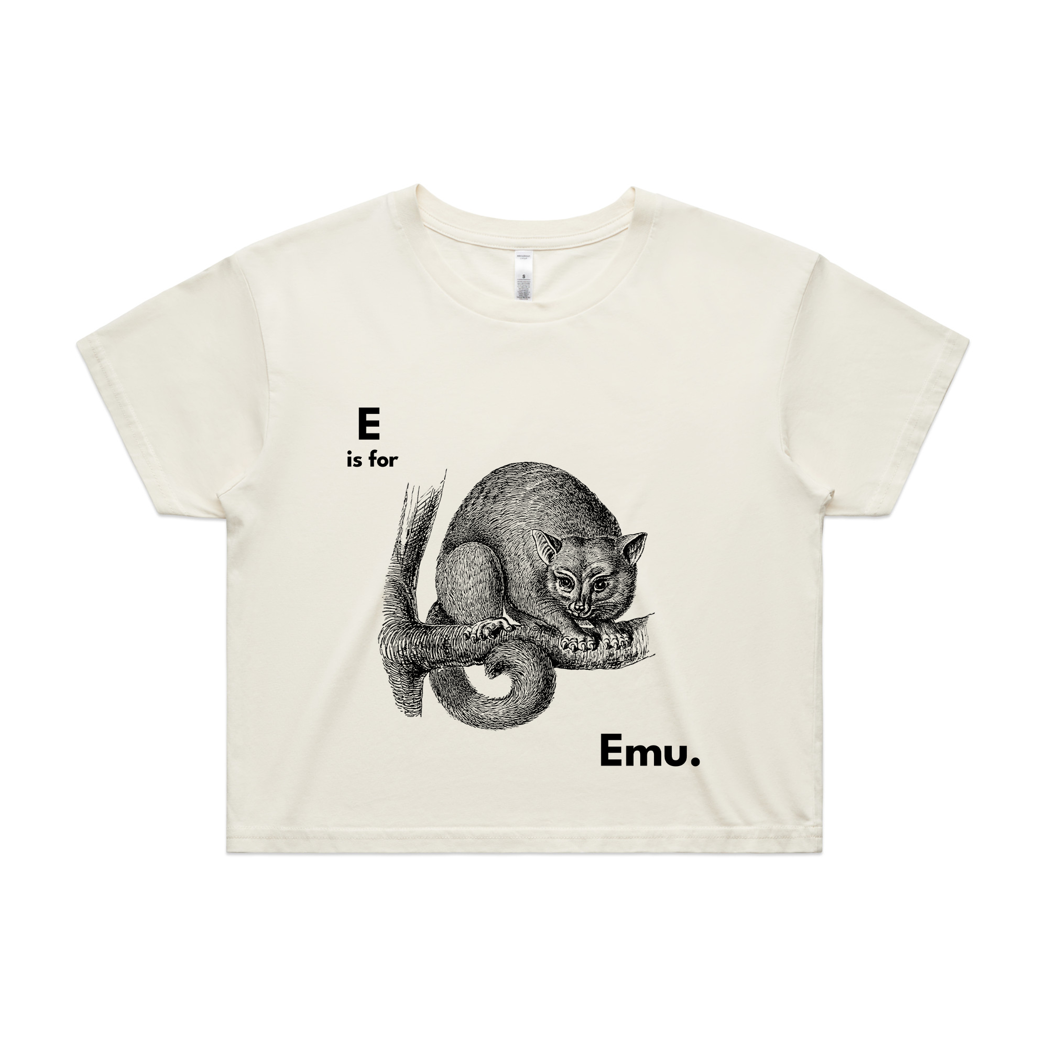 E Is For Emu Tee