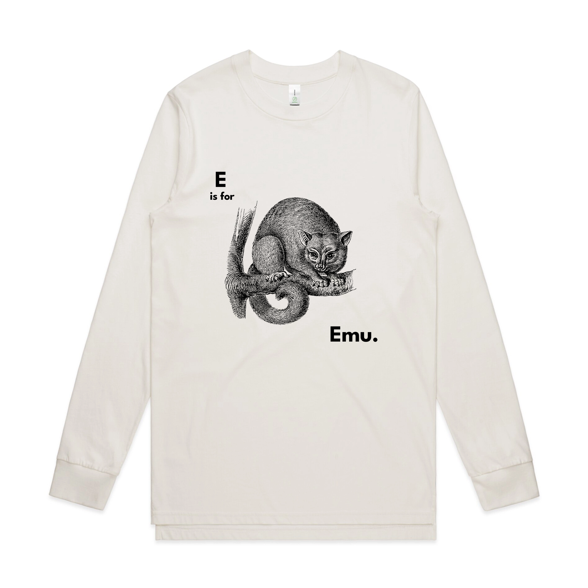 E Is For Emu Tee