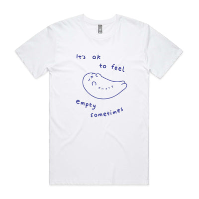 Empty Seal Tee by Lonely Kids Club. All clothing from our T-shirts to our shorts and hoodies are ethically made, and printed packed and shipped from Sydney.