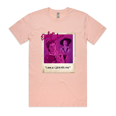Evelyn Carnahan Retro Tee by Lonely Kids Club. All clothing from our T-shirts to our shorts and hoodies are ethically made, and printed packed and shipped from Sydney.