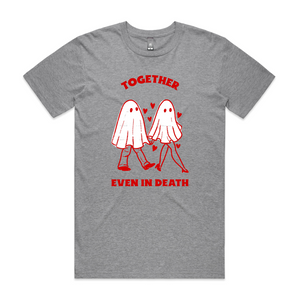 Even In Death Tee by Lonely Kids Club. All clothing from our T-shirts to our shorts and hoodies are ethically made, and printed packed and shipped from Sydney.
