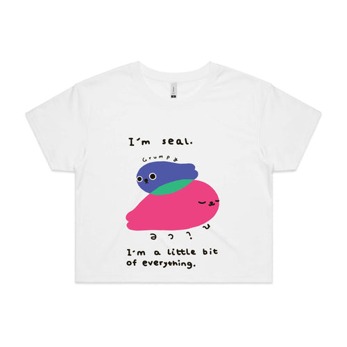 Everything Seal Tee by Lonely Kids Club. All clothing from our T-shirts to our shorts and hoodies are ethically made, and printed packed and shipped from Sydney.