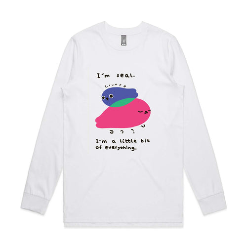 Everything Seal Tee by Lonely Kids Club. All clothing from our T-shirts to our shorts and hoodies are ethically made, and printed packed and shipped from Sydney.
