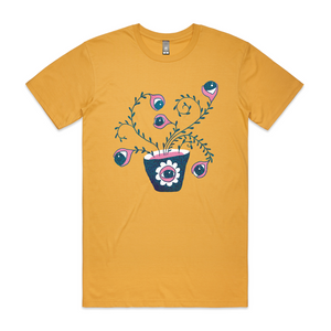 Eye Plant Tee by Lonely Kids Club. All clothing from our T-shirts to our shorts and hoodies are ethically made, and printed packed and shipped from Sydney.