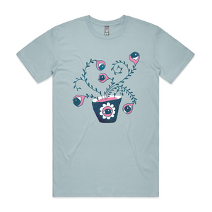Eye Plant Tee by Lonely Kids Club. All clothing from our T-shirts to our shorts and hoodies are ethically made, and printed packed and shipped from Sydney.