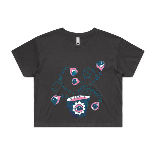 Eye Plant Tee by Lonely Kids Club. All clothing from our T-shirts to our shorts and hoodies are ethically made, and printed packed and shipped from Sydney.