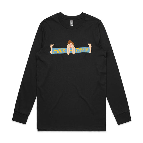 Fuck This Tee by Lonely Kids Club. All clothing from our T-shirts to our shorts and hoodies are ethically made, and printed packed and shipped from Sydney.