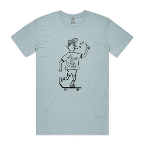 Failr Be Excellent Tee by Lonely Kids Club. All clothing from our T-shirts to our shorts and hoodies are ethically made, and printed packed and shipped from Sydney.