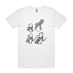 Failr Faces Tee by Lonely Kids Club. All clothing from our T-shirts to our shorts and hoodies are ethically made, and printed packed and shipped from Sydney.