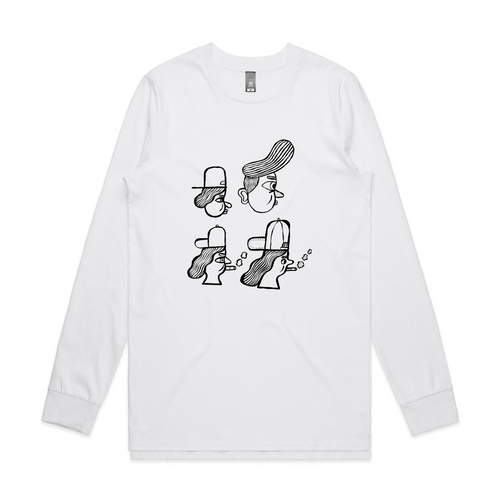 Failr Faces Tee by Lonely Kids Club. All clothing from our T-shirts to our shorts and hoodies are ethically made, and printed packed and shipped from Sydney.